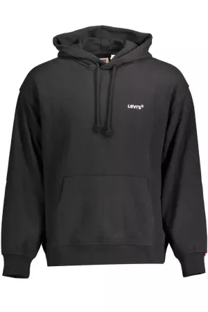 Levi's Sleek  Cotton Hoodie with Embroide Men's Logo