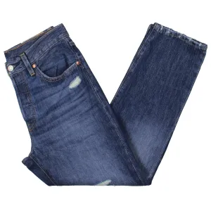 Levi's Womens 501 Denim Medium Wash Cropped Jeans