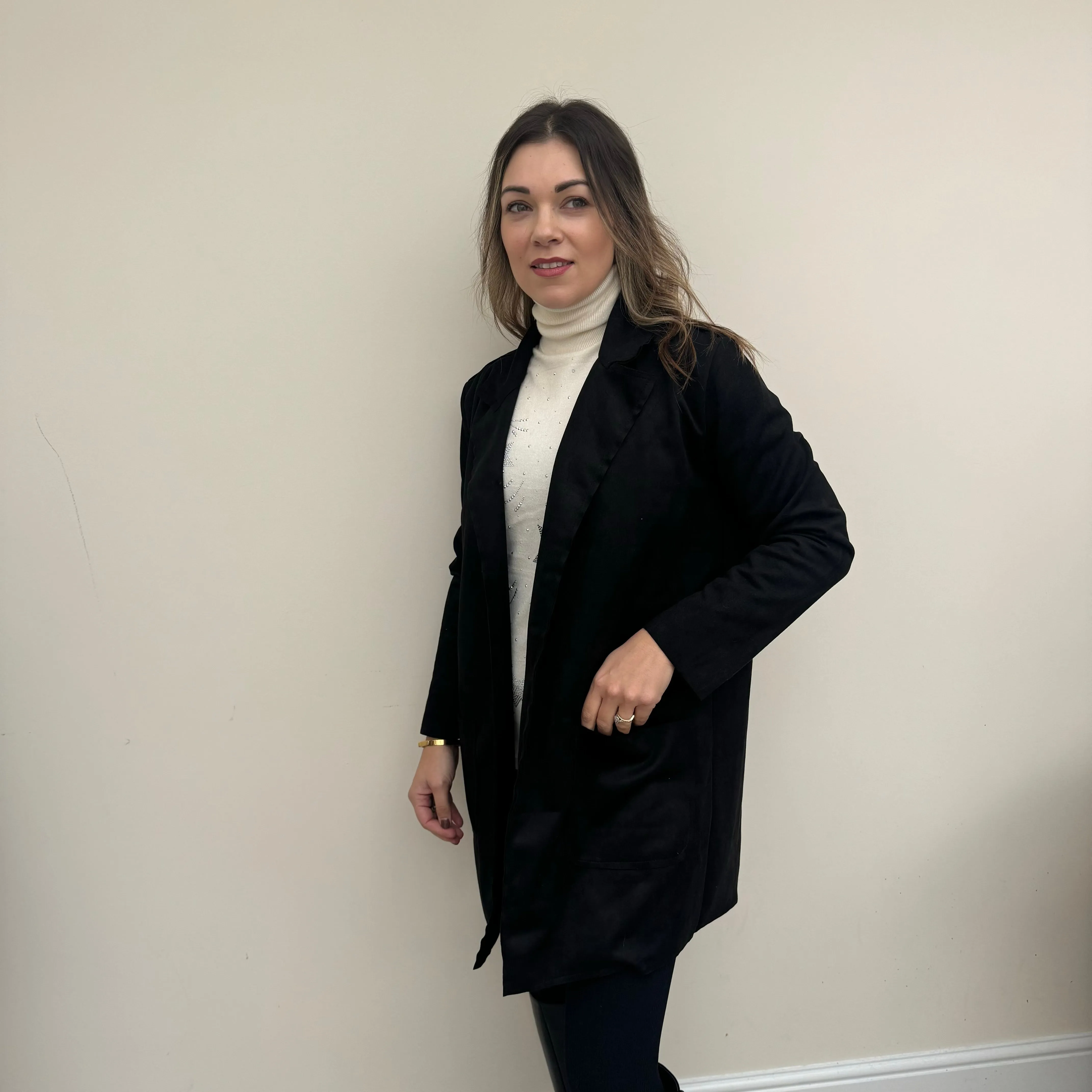Long Suede Jacket