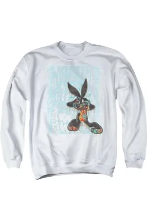 Looney Tunes Graffiti Rabbit Adult Crewneck Sweatshirt