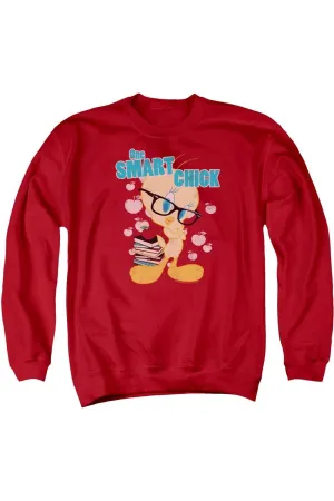 Looney Tunes One Smart Chick Adult Crewneck Sweatshirt