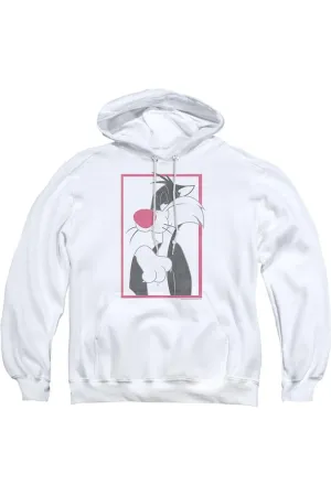 Looney Tunes Sylvester Adult Pull Over Hoodie / Hooded Sweatshirt
