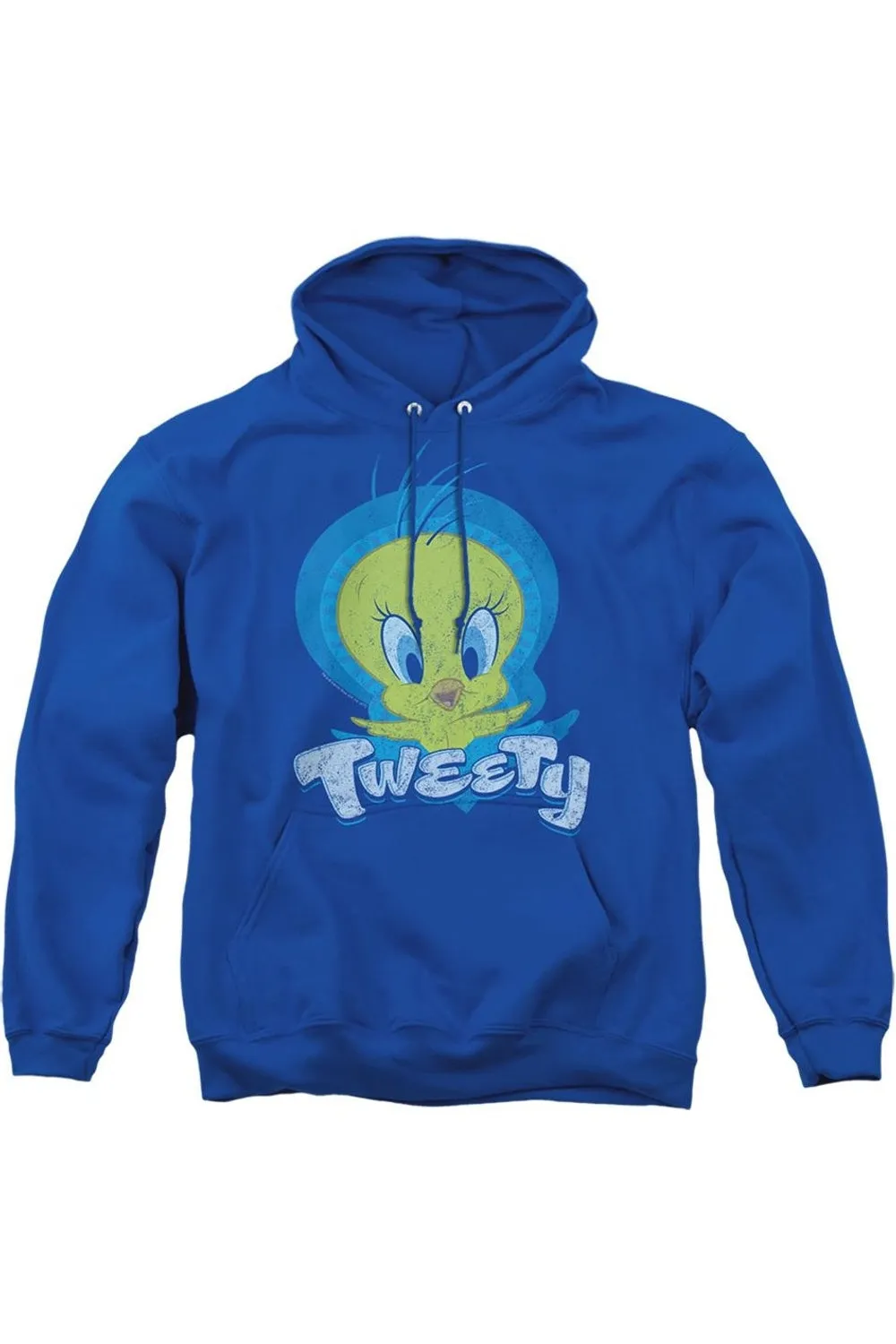 Looney Tunes Tweety Swirl Adult Pull Over Hoodie / Hooded Sweatshirt