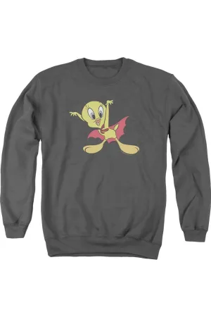 Looney Tunes Vampire Tweety Adult Crewneck Sweatshirt