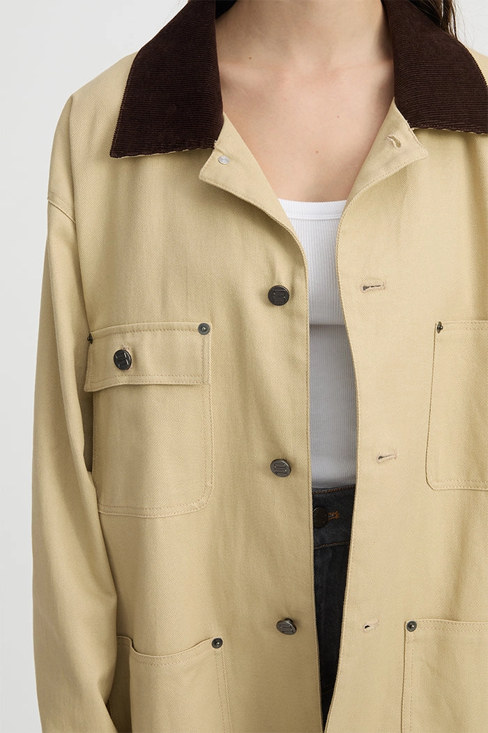 Louis Barn Jacket Cream