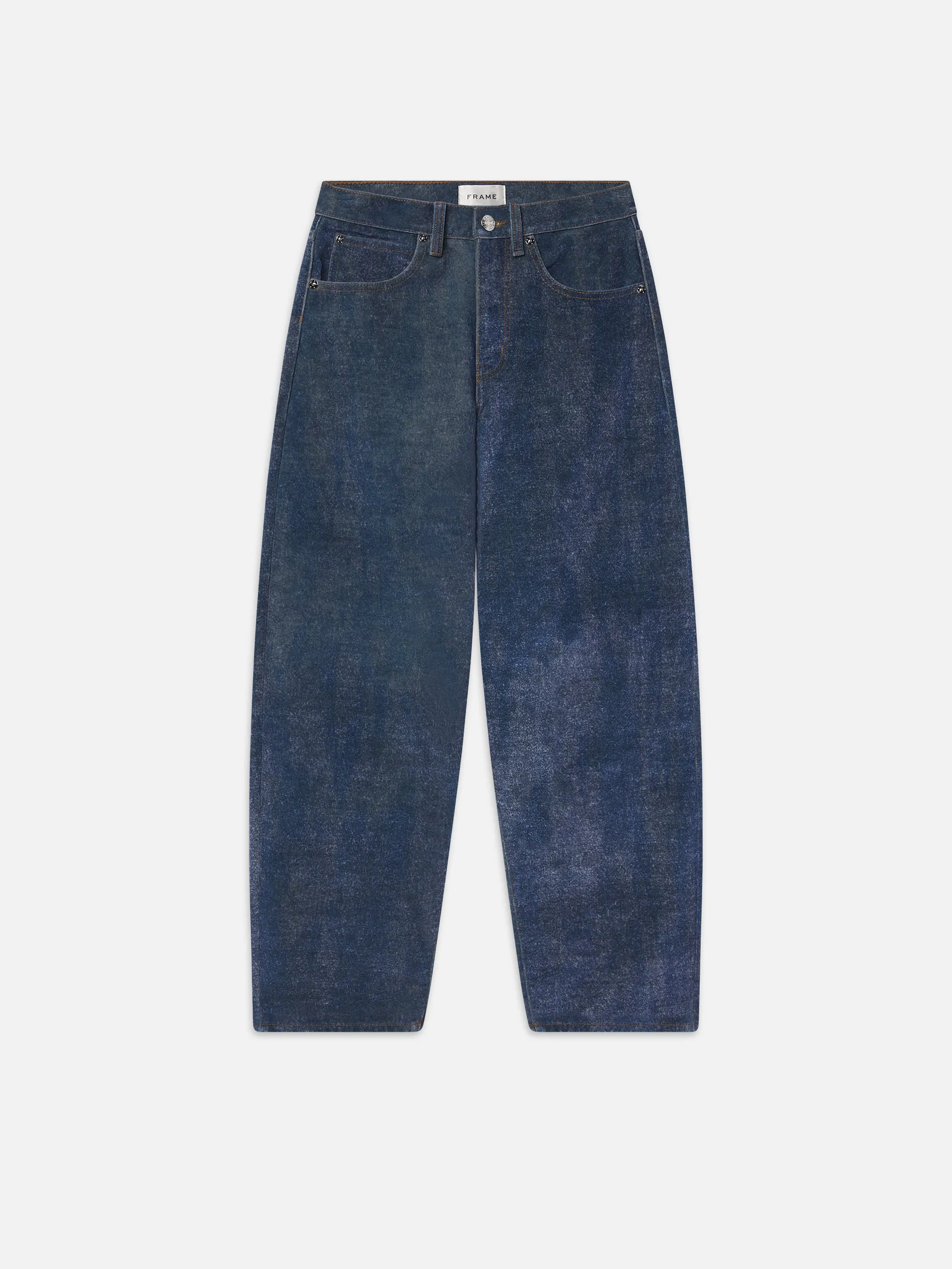 Low Slung Barrel -- Indigo Flock