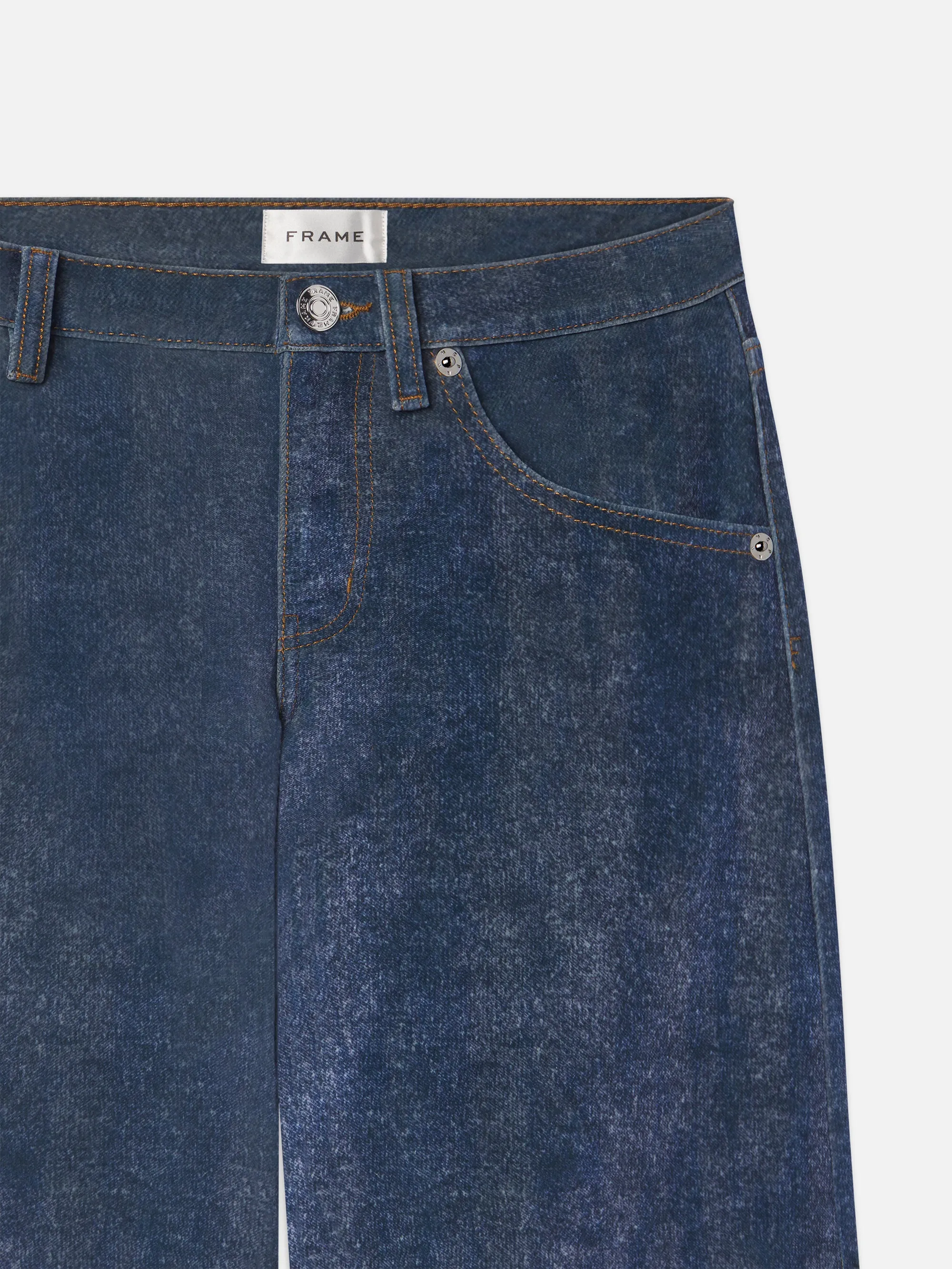 Low Slung Barrel -- Indigo Flock