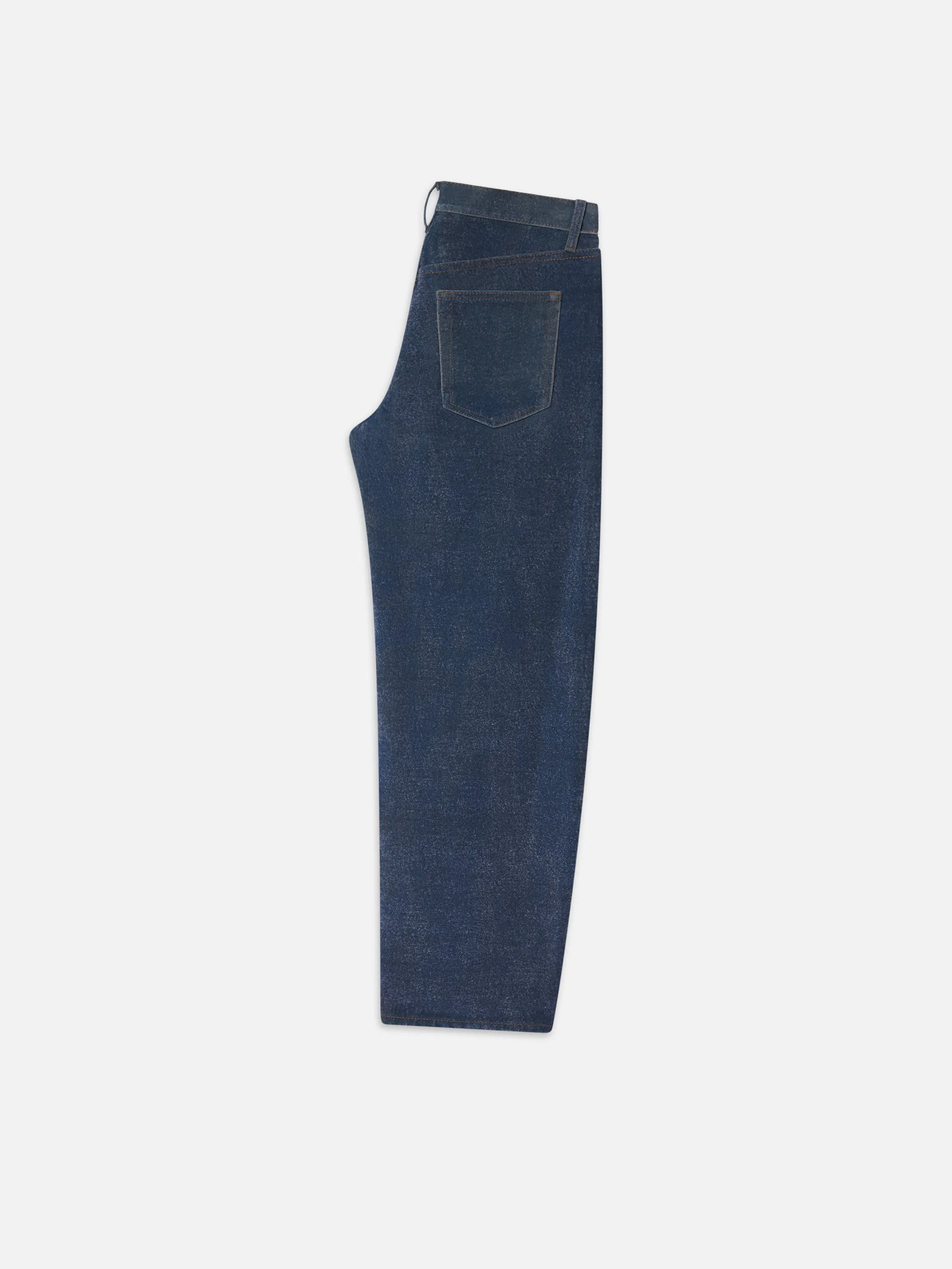 Low Slung Barrel -- Indigo Flock