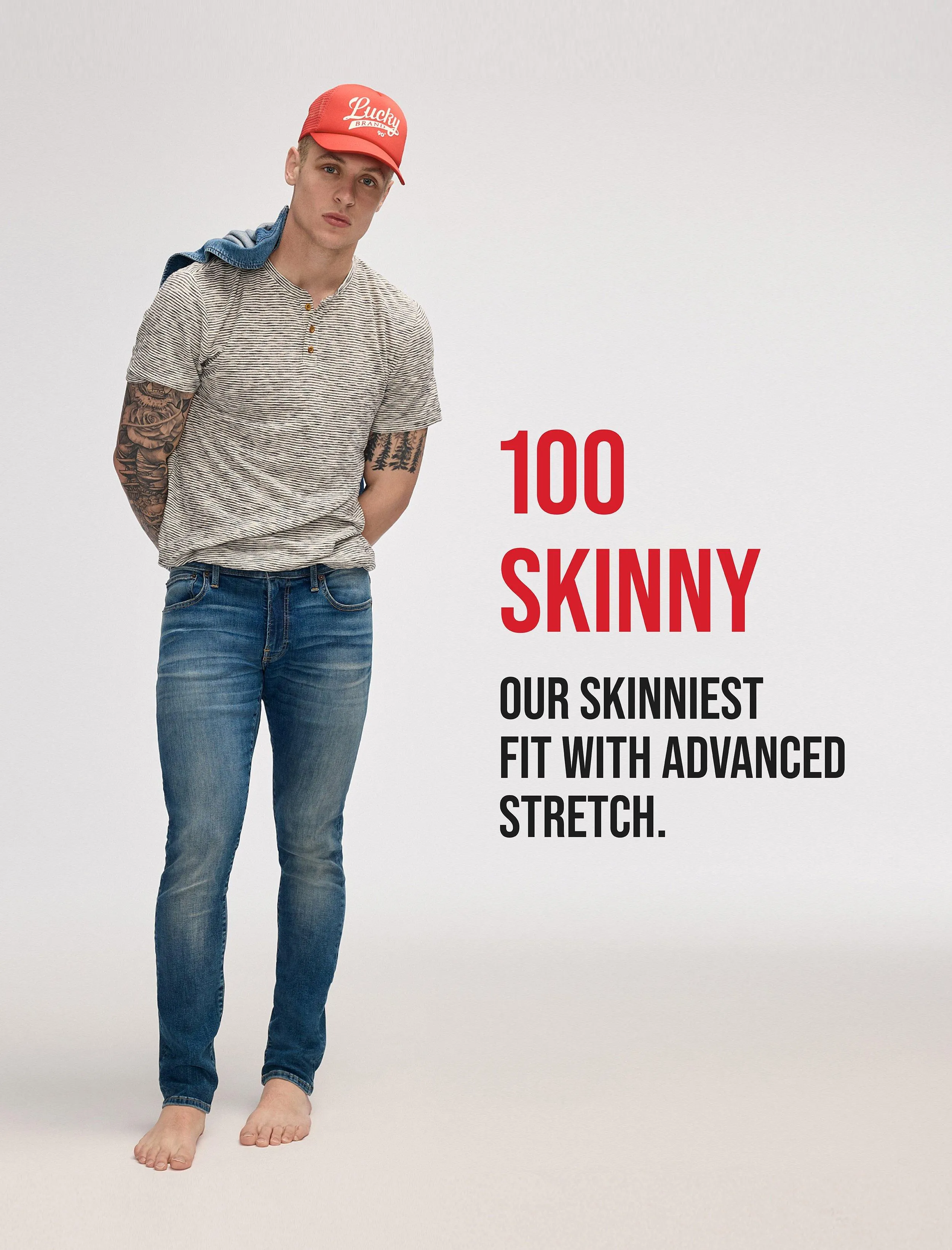 Lucky Brand Men's 100 Skinny