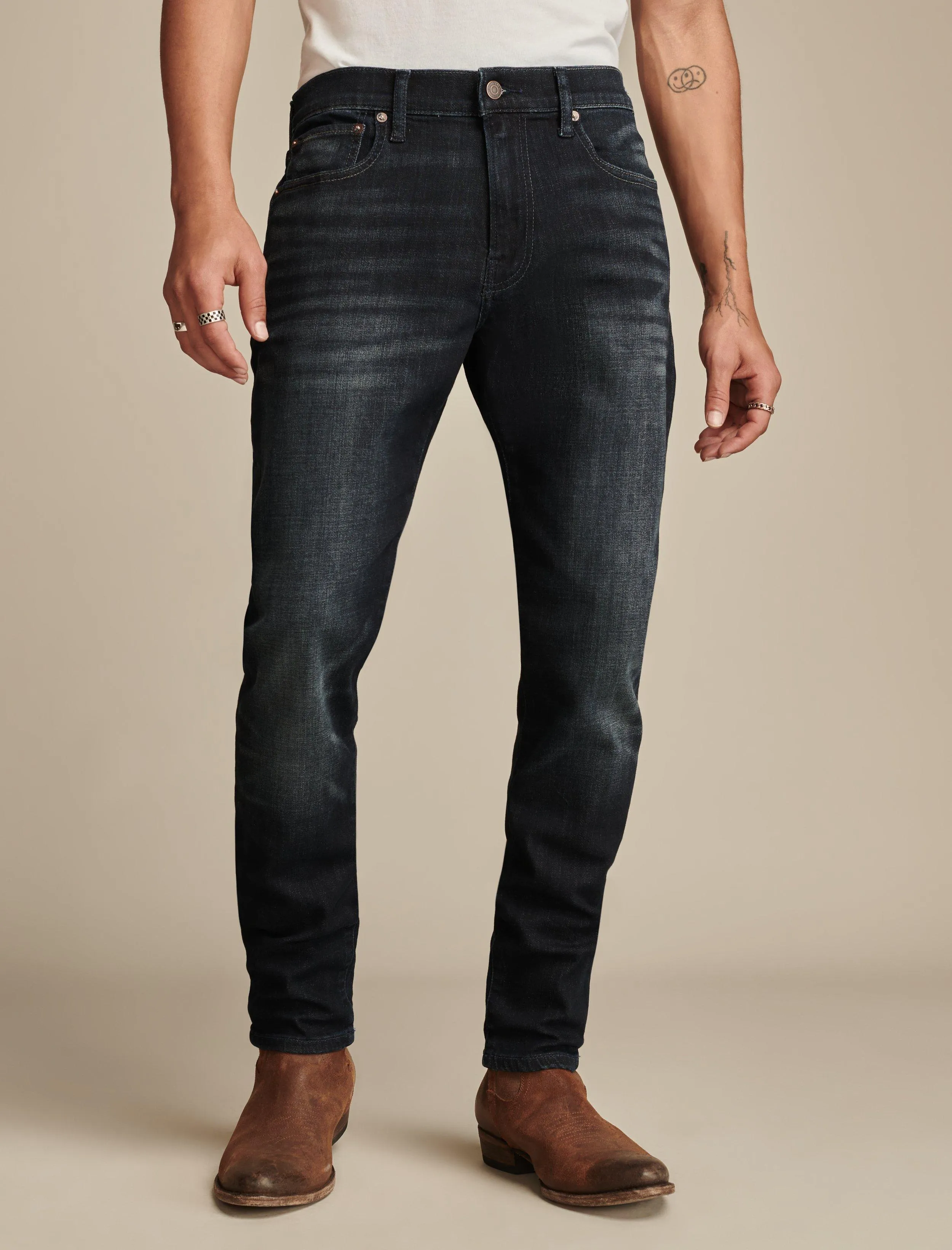 Lucky Brand Men's 411 Athletic Taper Coolmax Stretch Jean