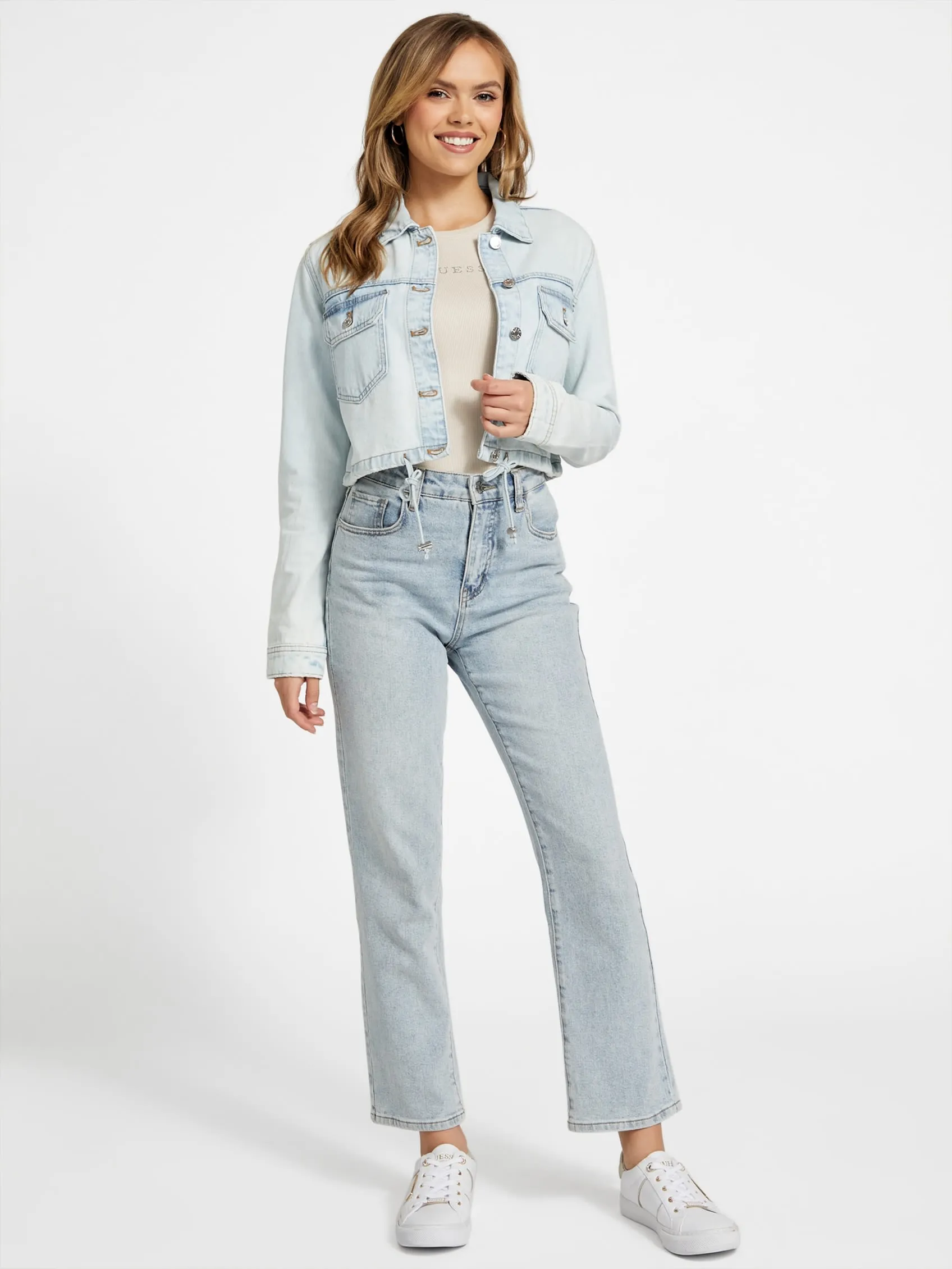 Lyra Cropped Denim Jacket
