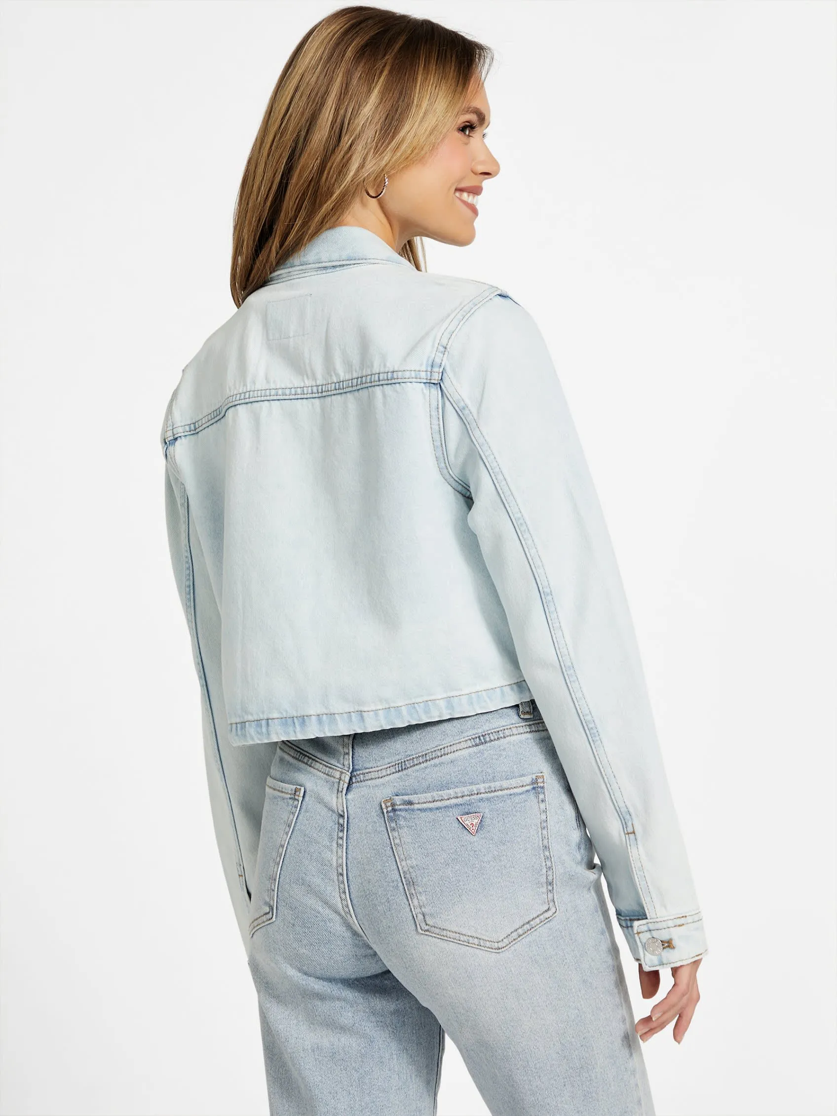 Lyra Cropped Denim Jacket