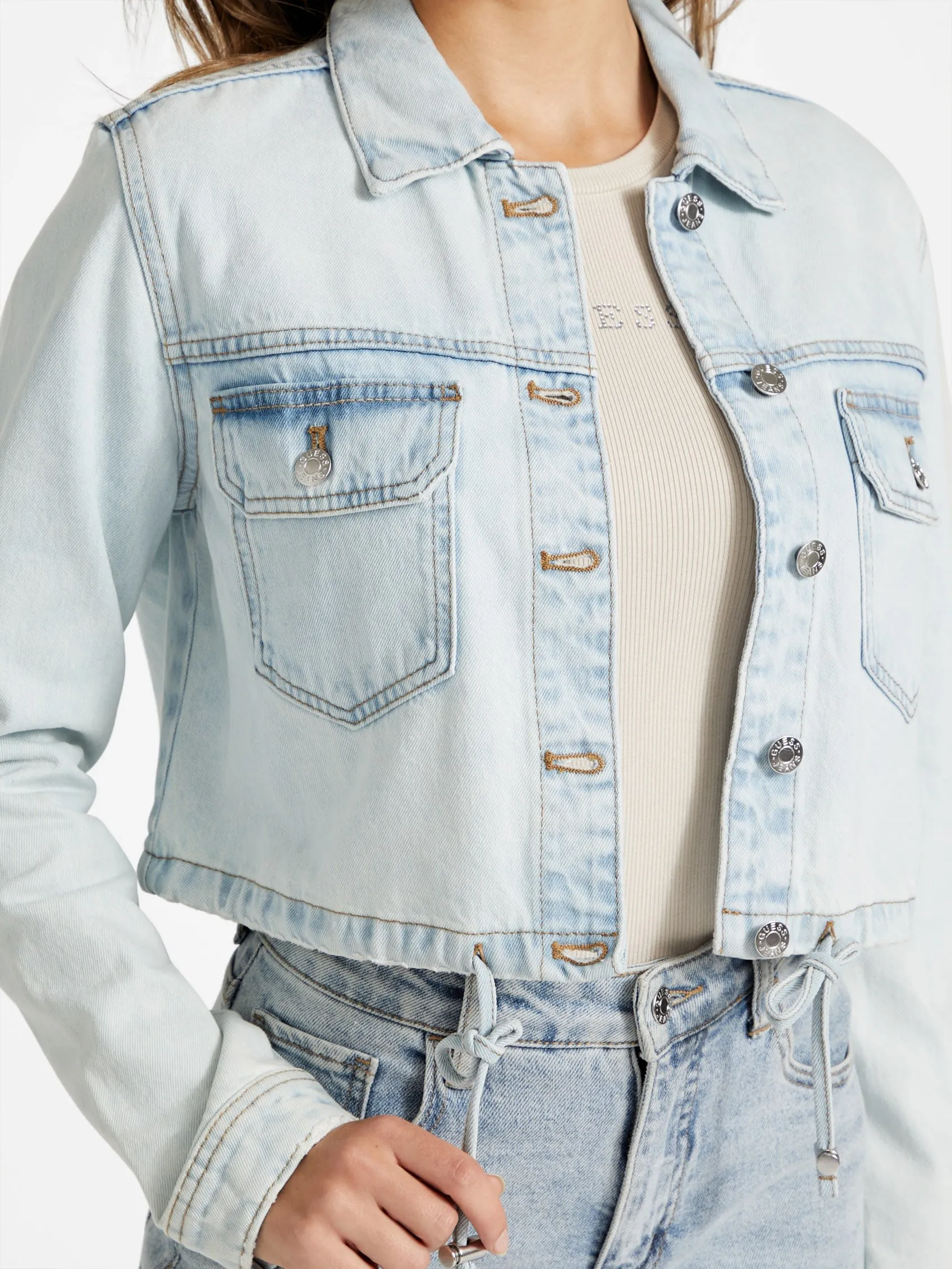 Lyra Cropped Denim Jacket