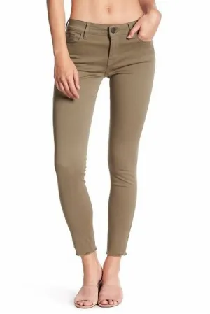 Margaux Instasculpt Ankle Skinny Jeans In Moss Green