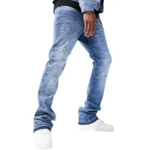 Martin Stacked Desperado Denim Jean In True Blue
