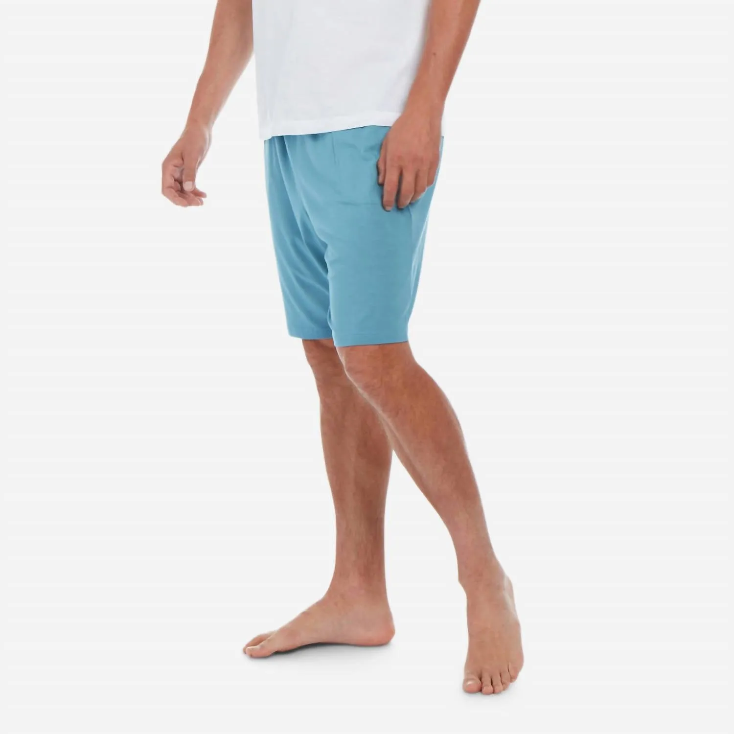 Men Basel Micro Modal Stretch Lounge Short In Blue