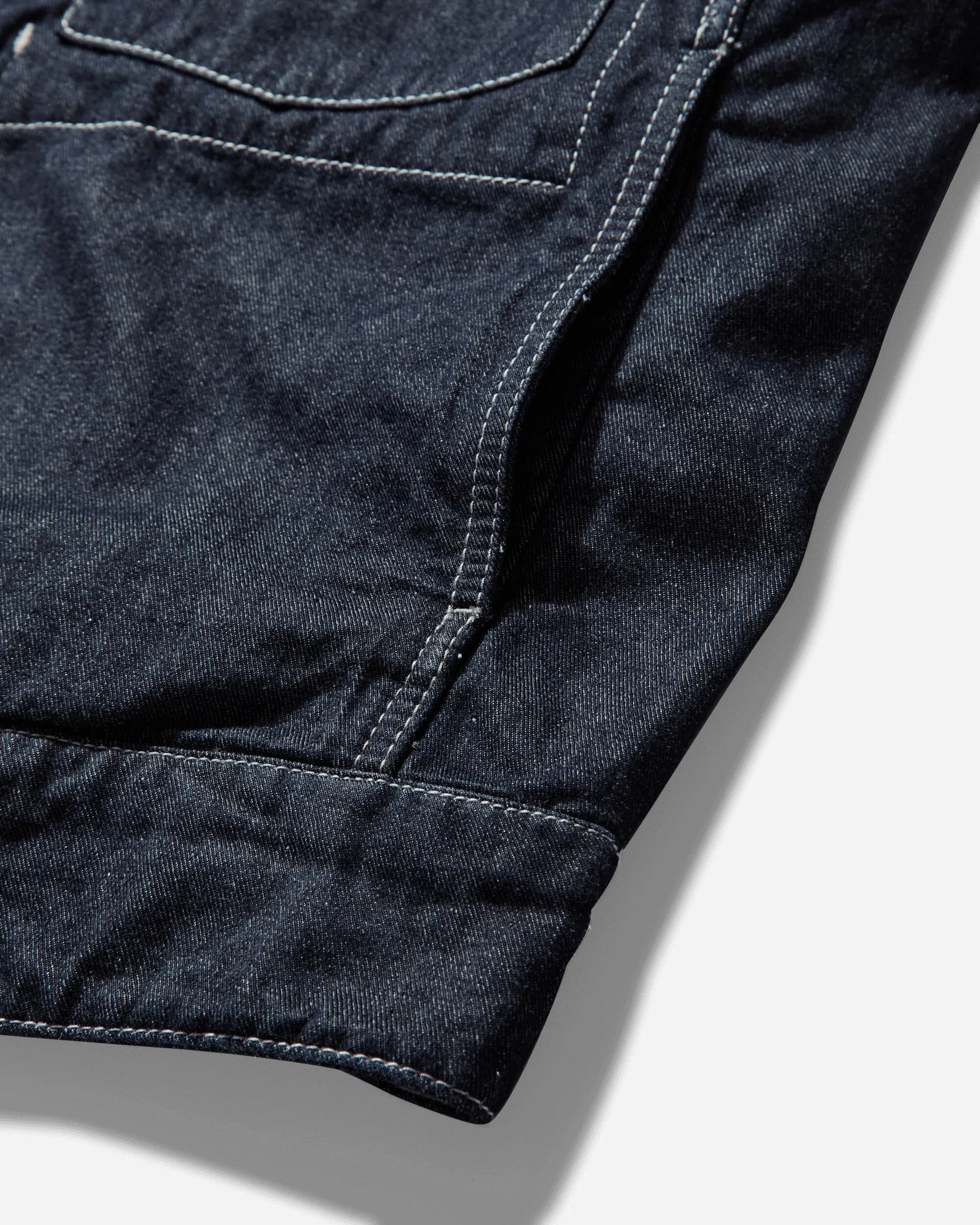 Men's 3/1 Plated Denim Short Jacket Blue