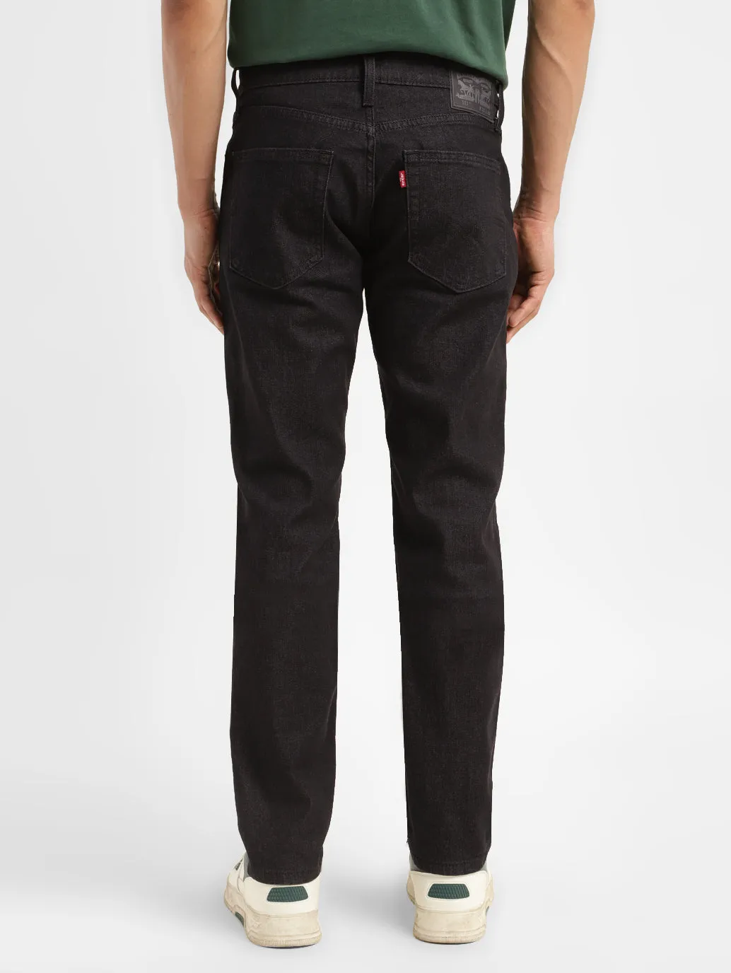 Men's 511 Black Slim Fit Mid Rise Jeans