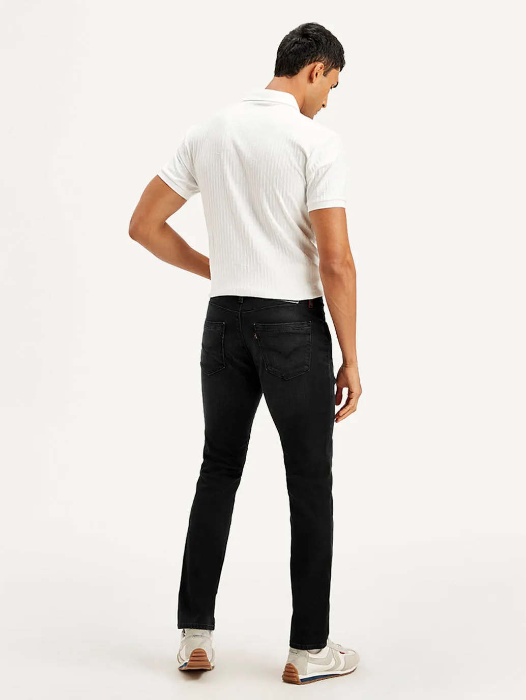 Men's 511 Black Slim Fit Mid Rise Jeans