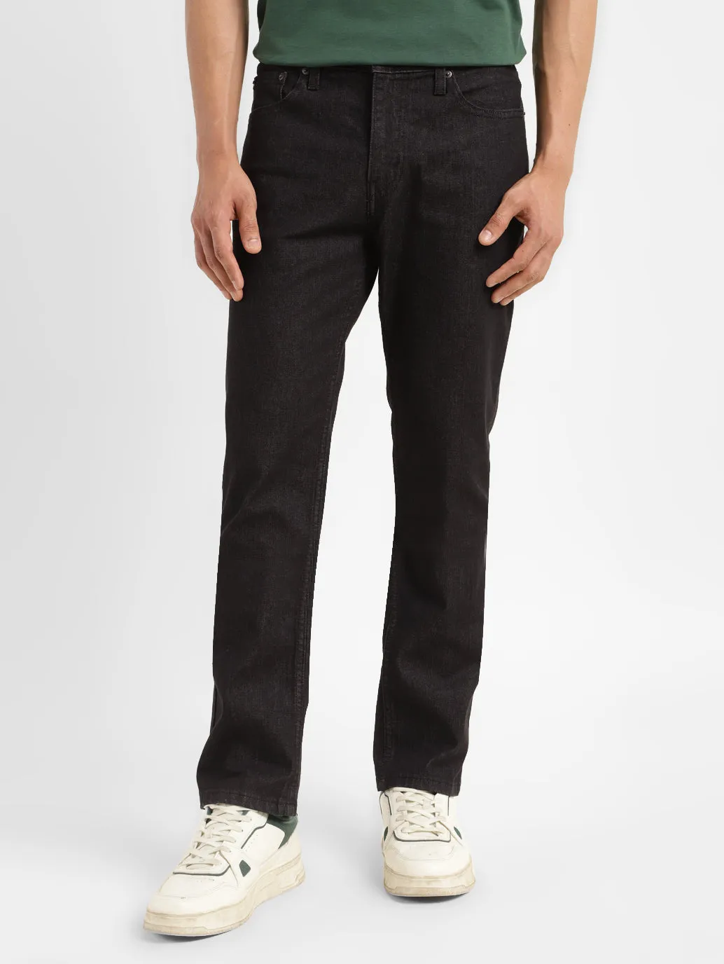 Men's 511 Black Slim Fit Mid Rise Jeans