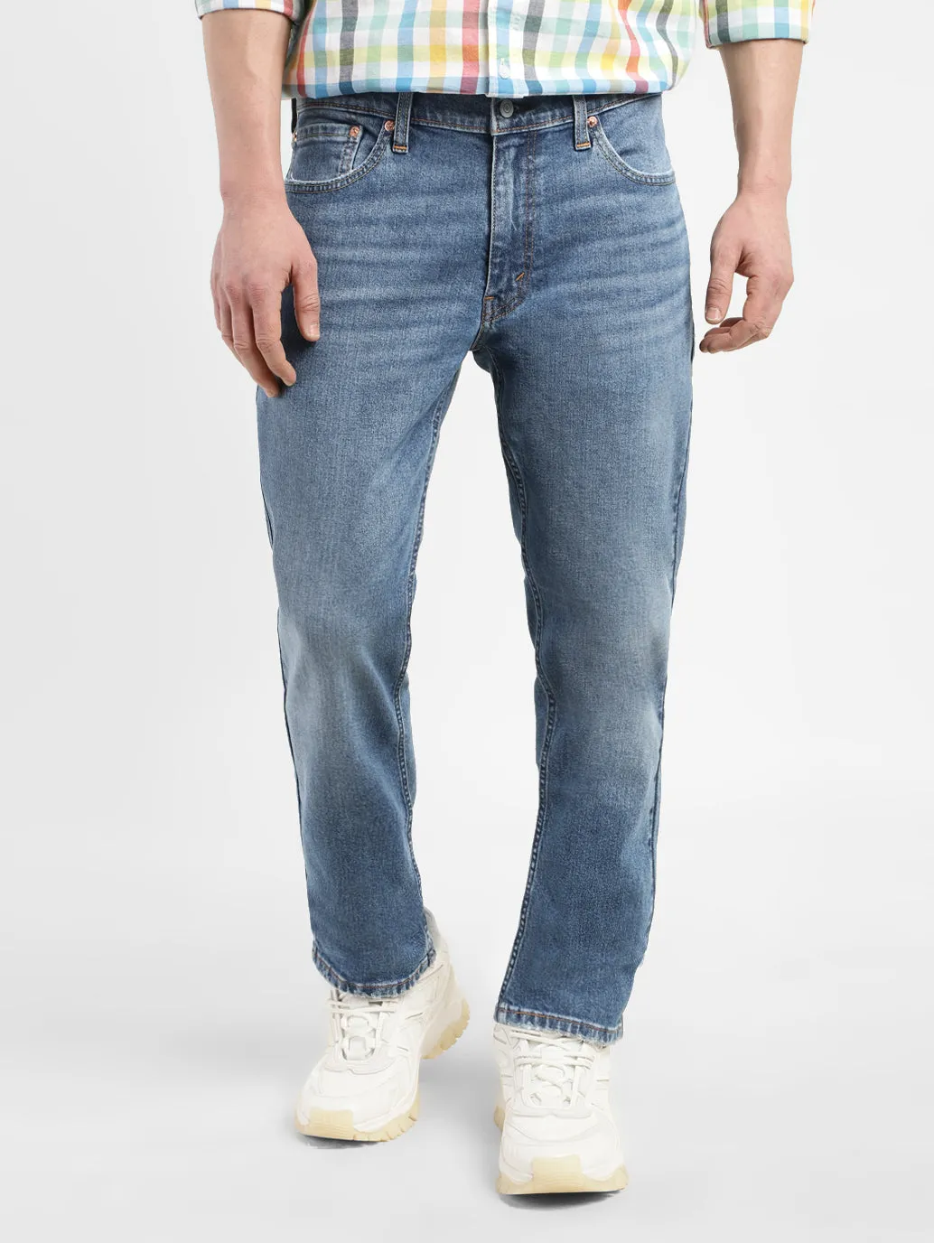 Men's 511 Blue Slim Fit Mid Rise Jeans