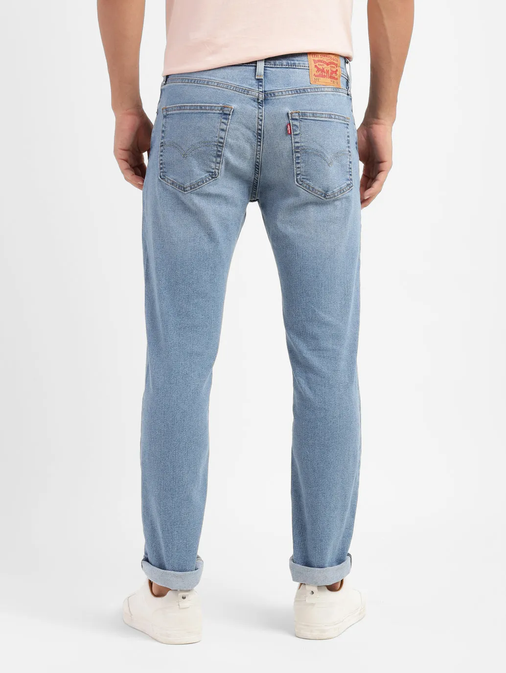 Men's 511 Blue Slim Fit Mid Rise Jeans