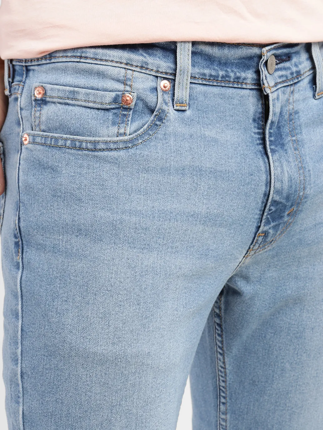Men's 511 Blue Slim Fit Mid Rise Jeans