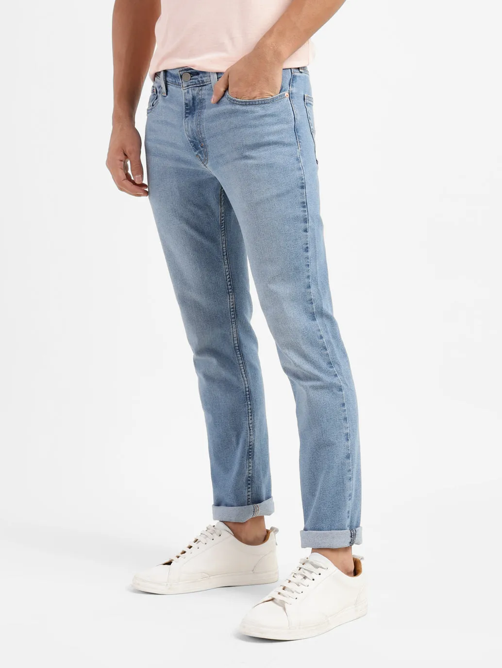 Men's 511 Blue Slim Fit Mid Rise Jeans