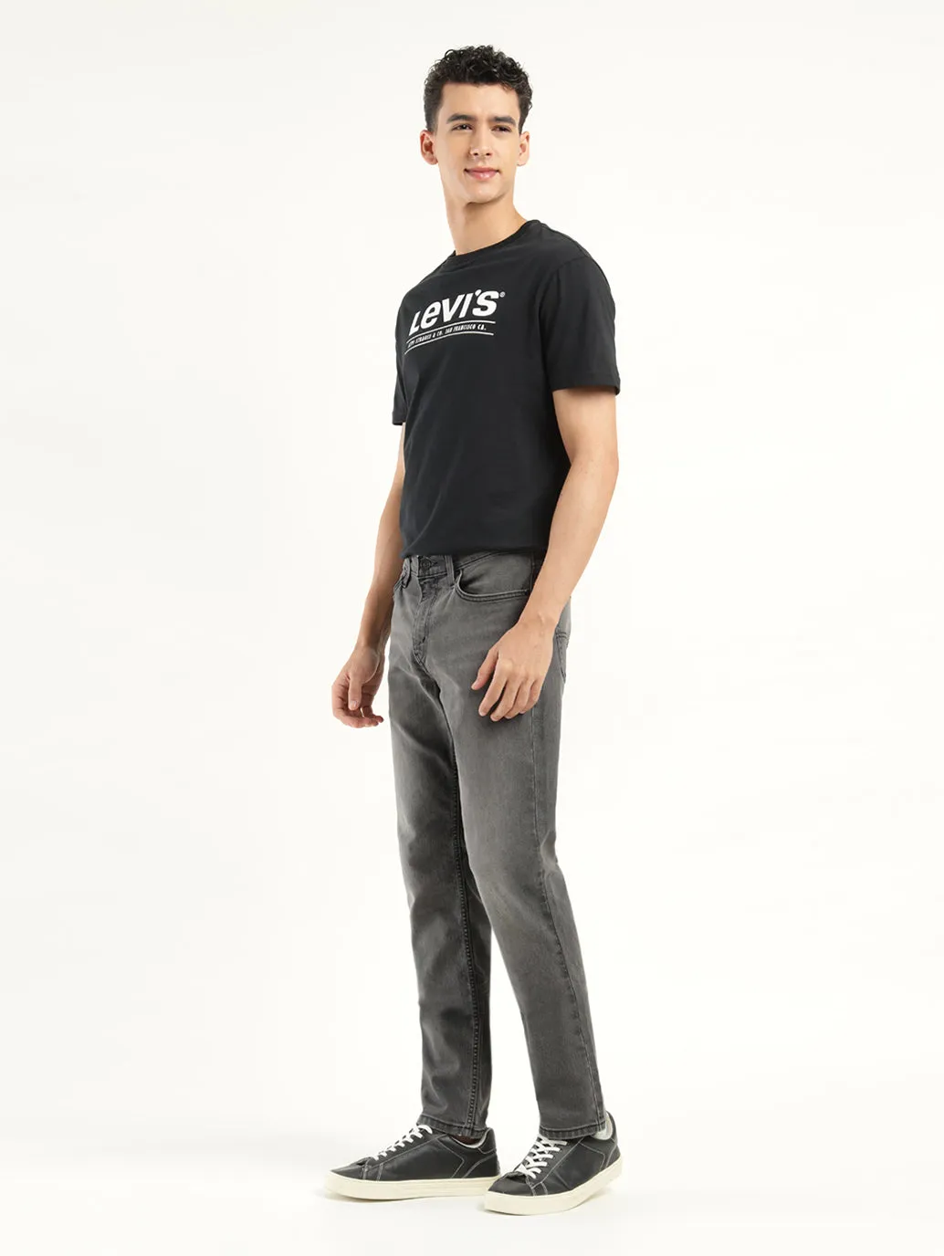 Men's 511 Grey Slim Fit Mid Rise Jeans