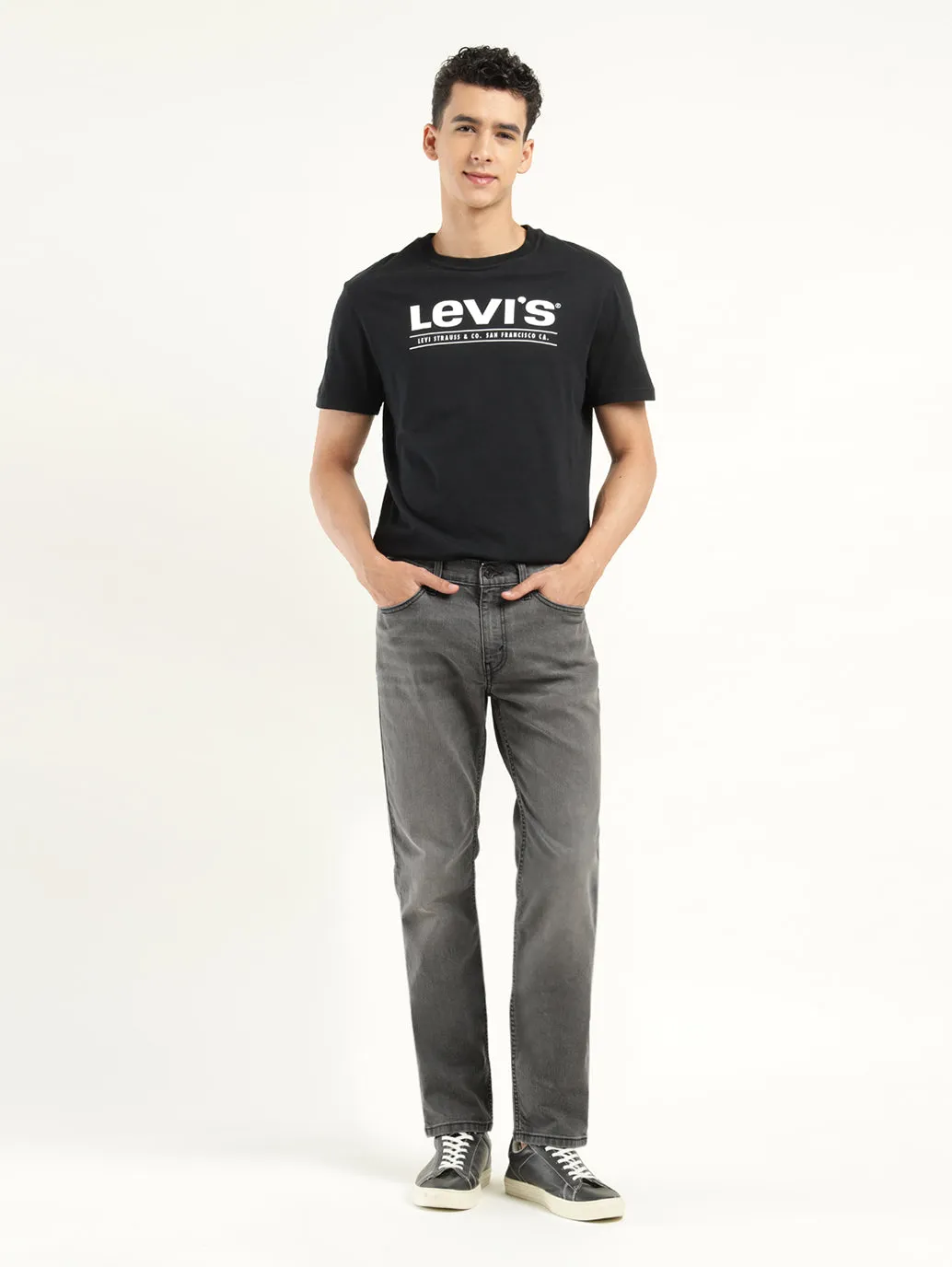Men's 511 Grey Slim Fit Mid Rise Jeans