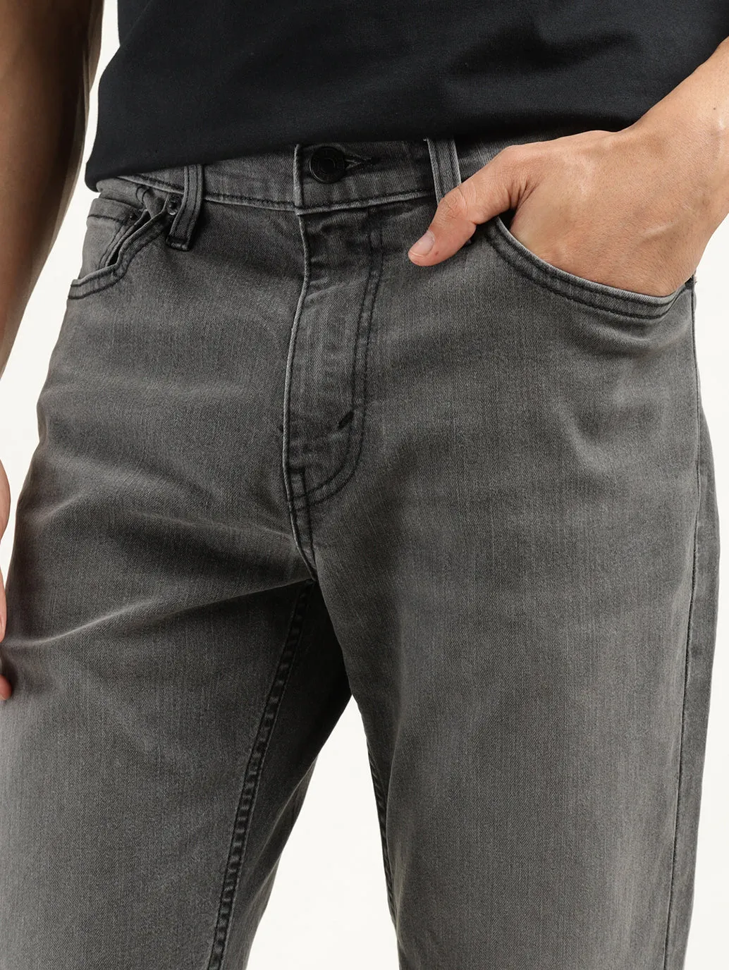 Men's 511 Grey Slim Fit Mid Rise Jeans