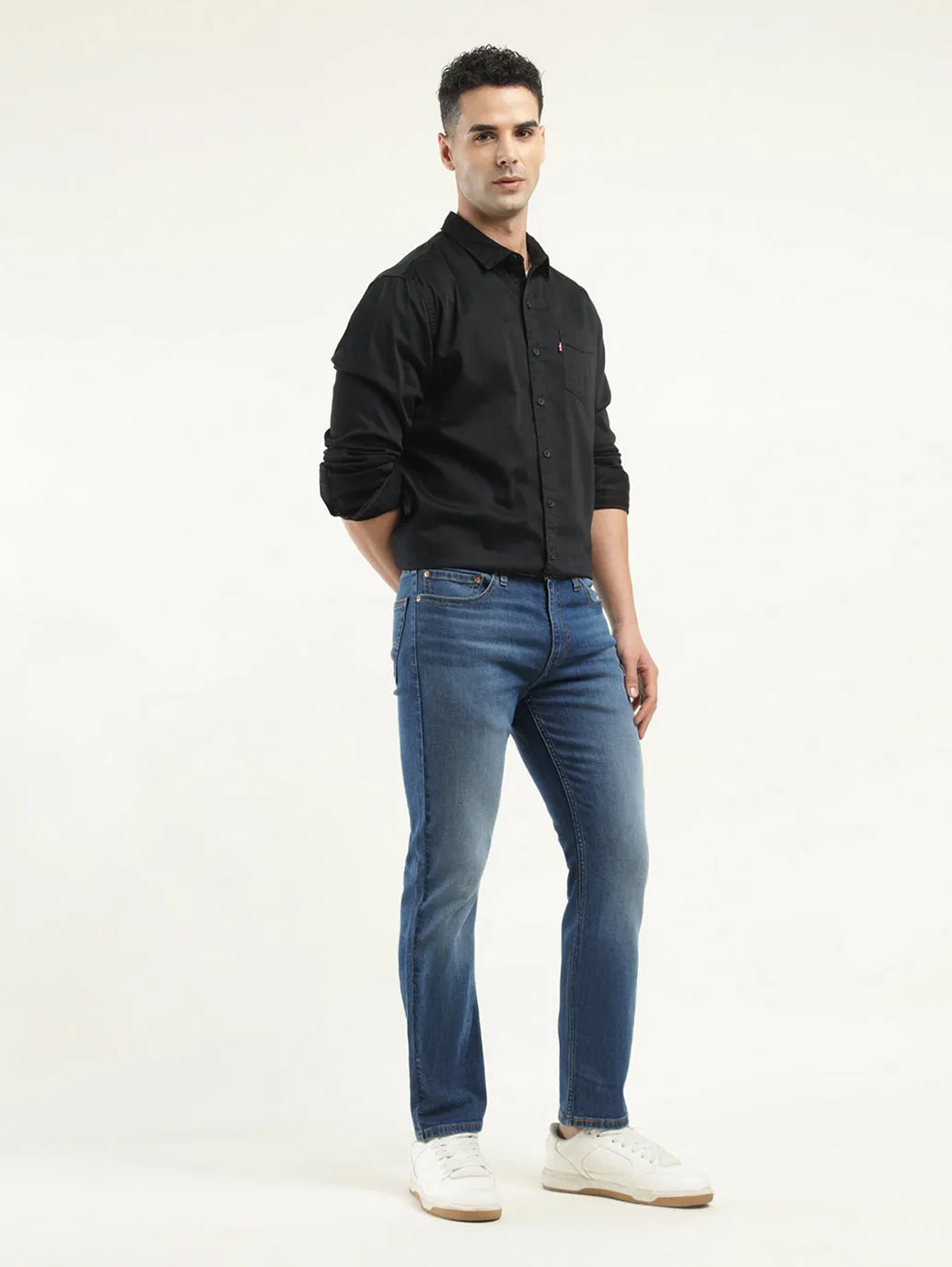 Men's 511 Indigo Slim Fit Mid Rise Jeans