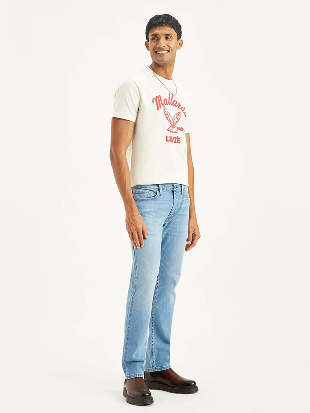 Men's 511 Light Blue Slim Fit Mid Rise Jeans