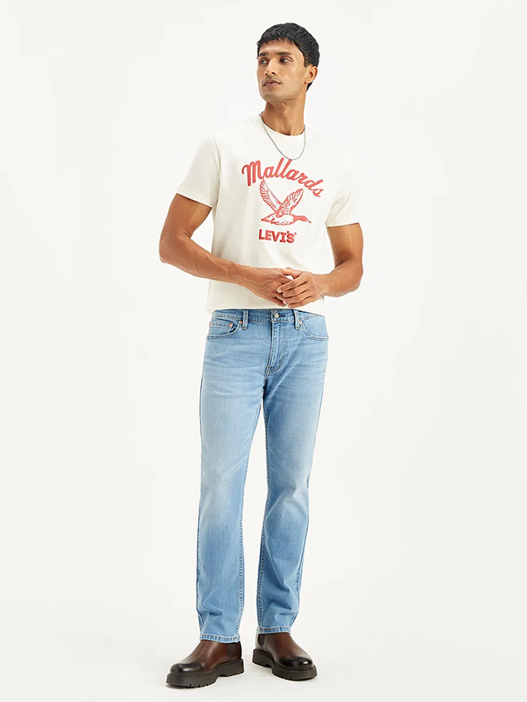 Men's 511 Light Blue Slim Fit Mid Rise Jeans