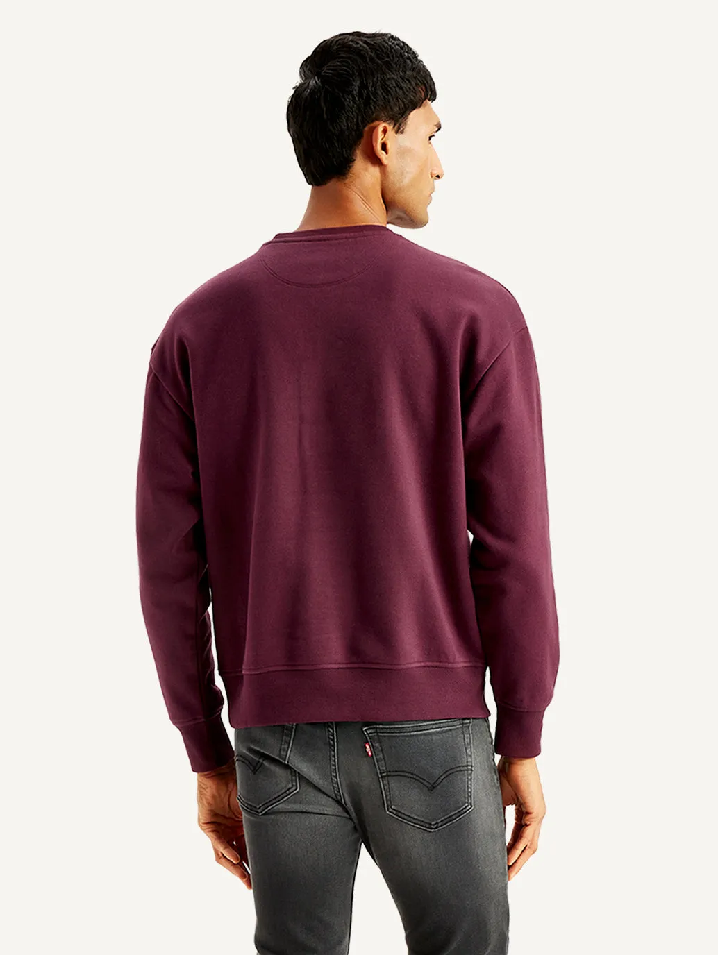 Men's Brand Logo Crew Neck Sweatshirt
