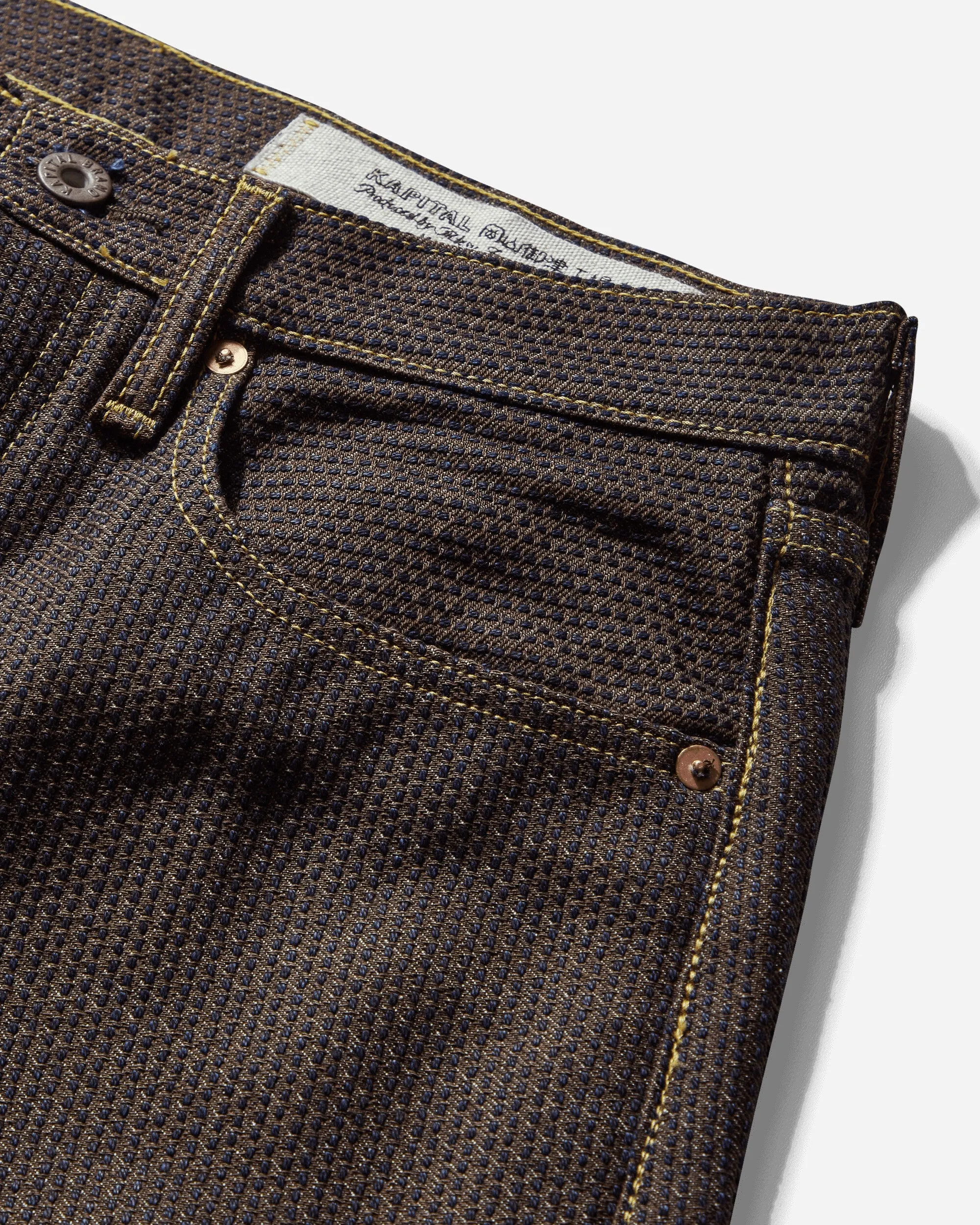 Men's Century Denim 5P Monkey Cisco Pants Persimmon / Indigo