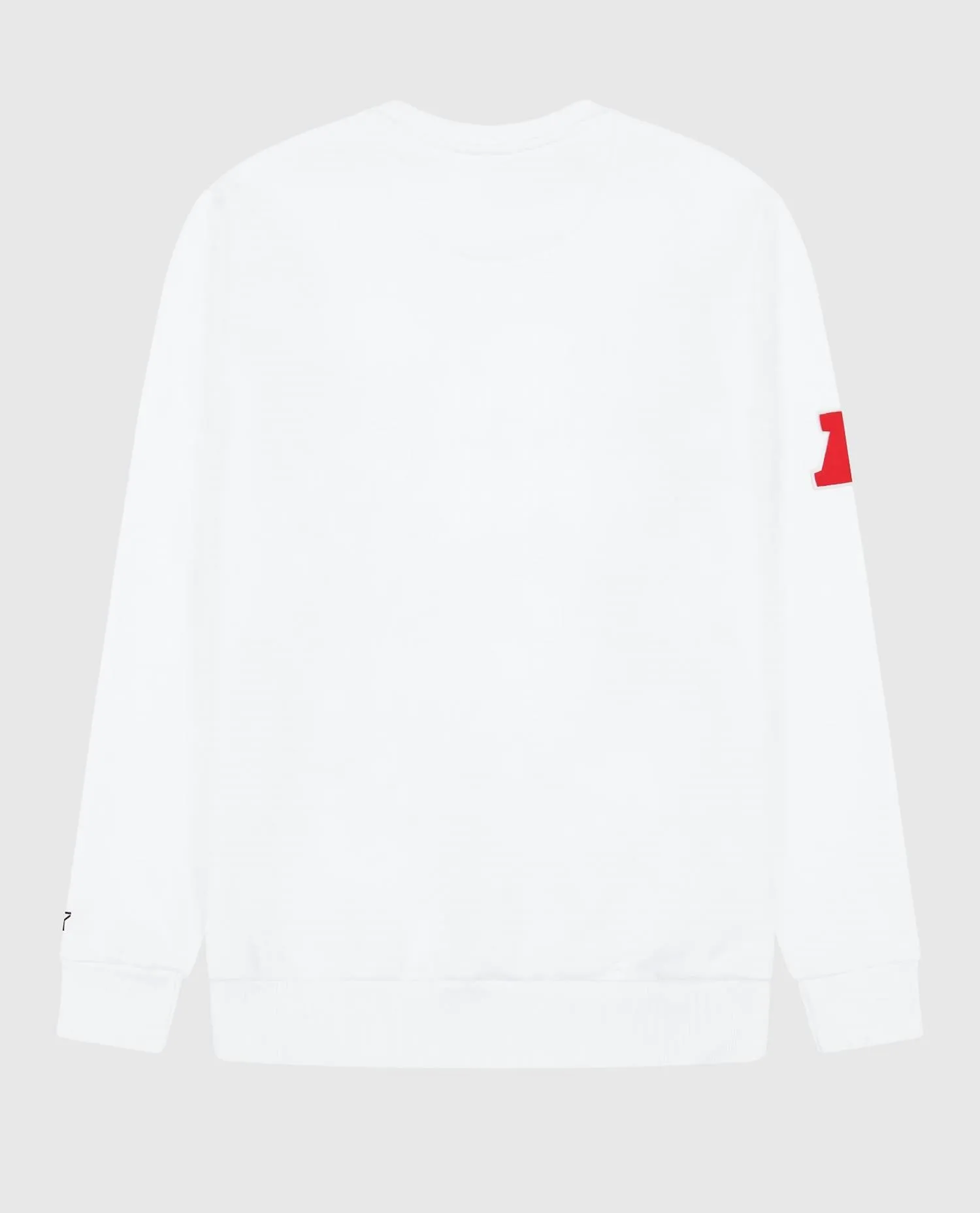 Men's Cleveland Browns Crew Neck Sweatshirt With Zip Pockets In White