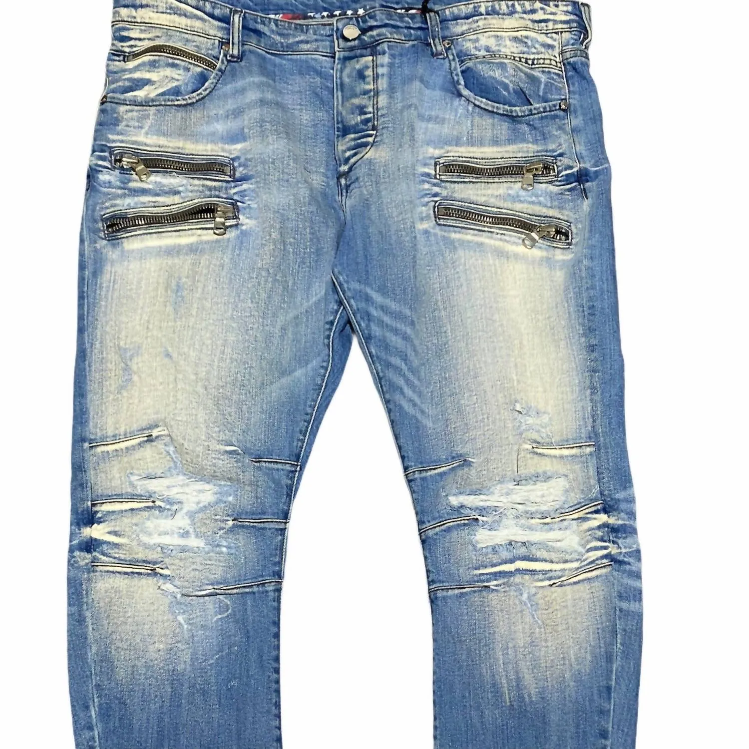 Men's Denim Jeans In Blue Wash