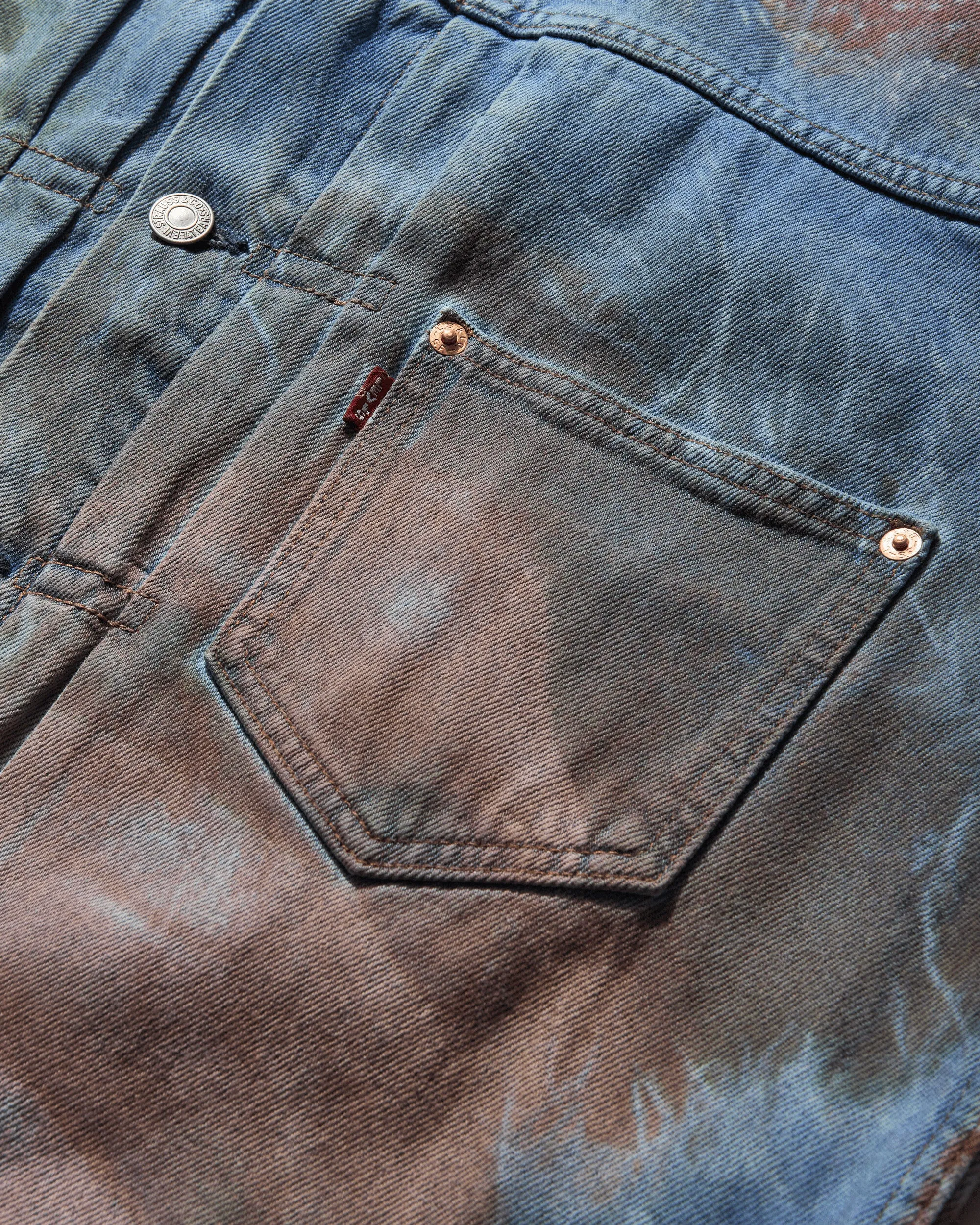 Men's Denim Tears Photo Trucker Jacket Multicolor