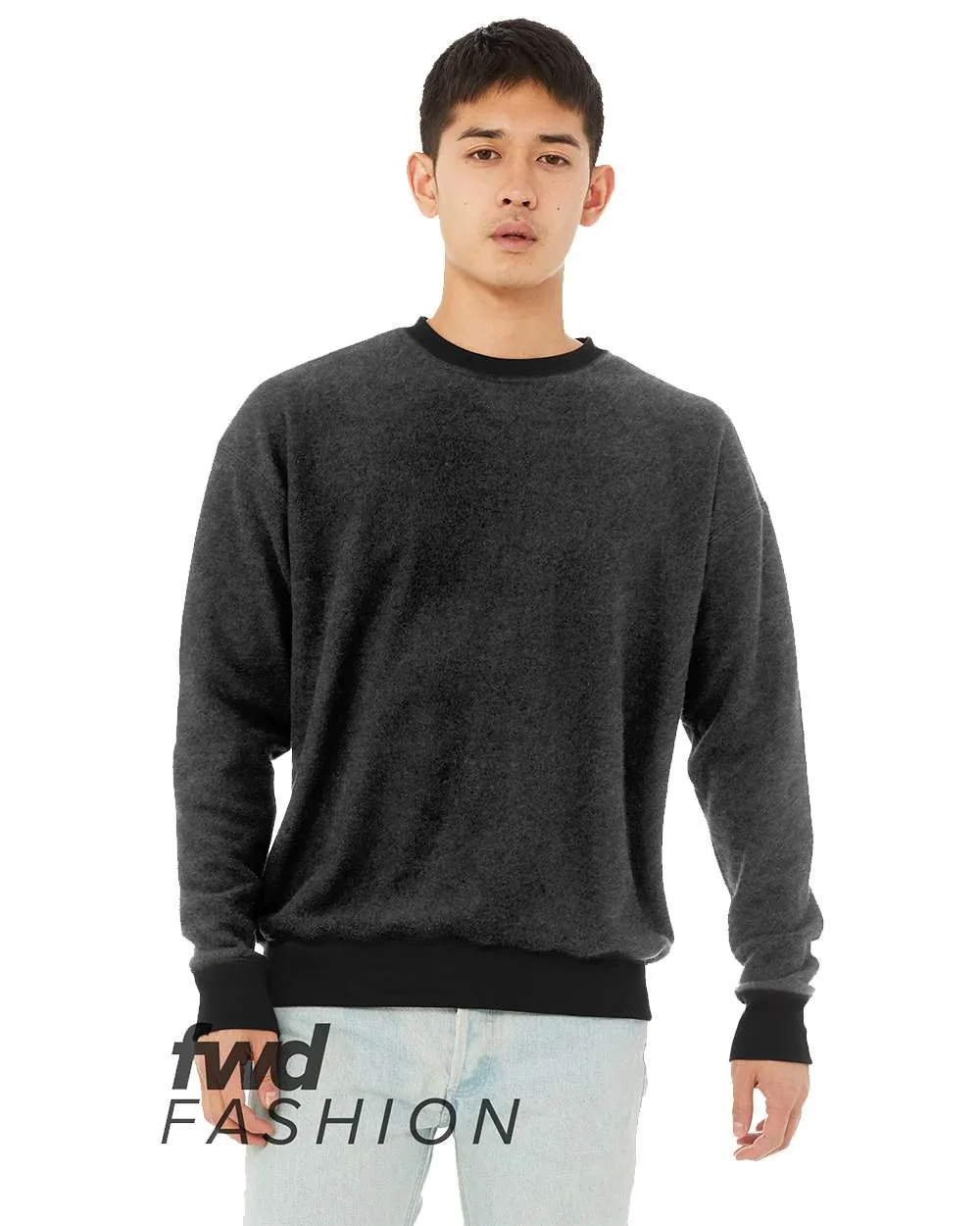 Men's FWD Fashion Sueded Drop Shoulder Sweatshirt