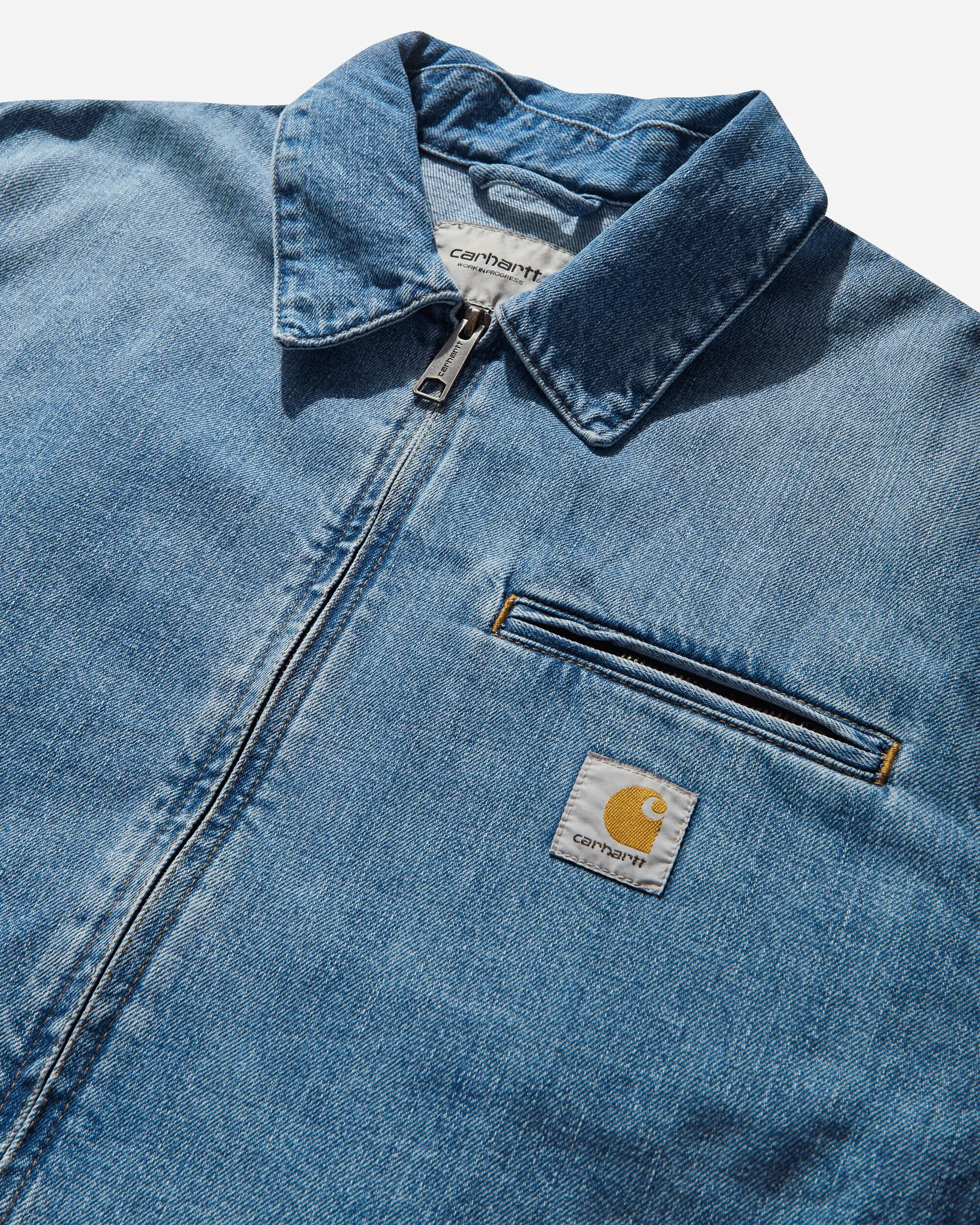 Men's OG Detroit Jacket Blue (Burst Washed)