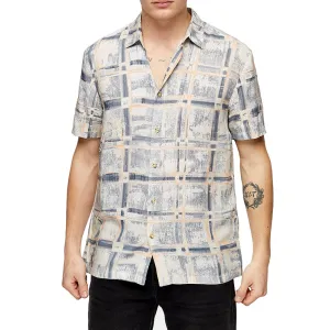 Men's Patterned Dress Shirt,Multi