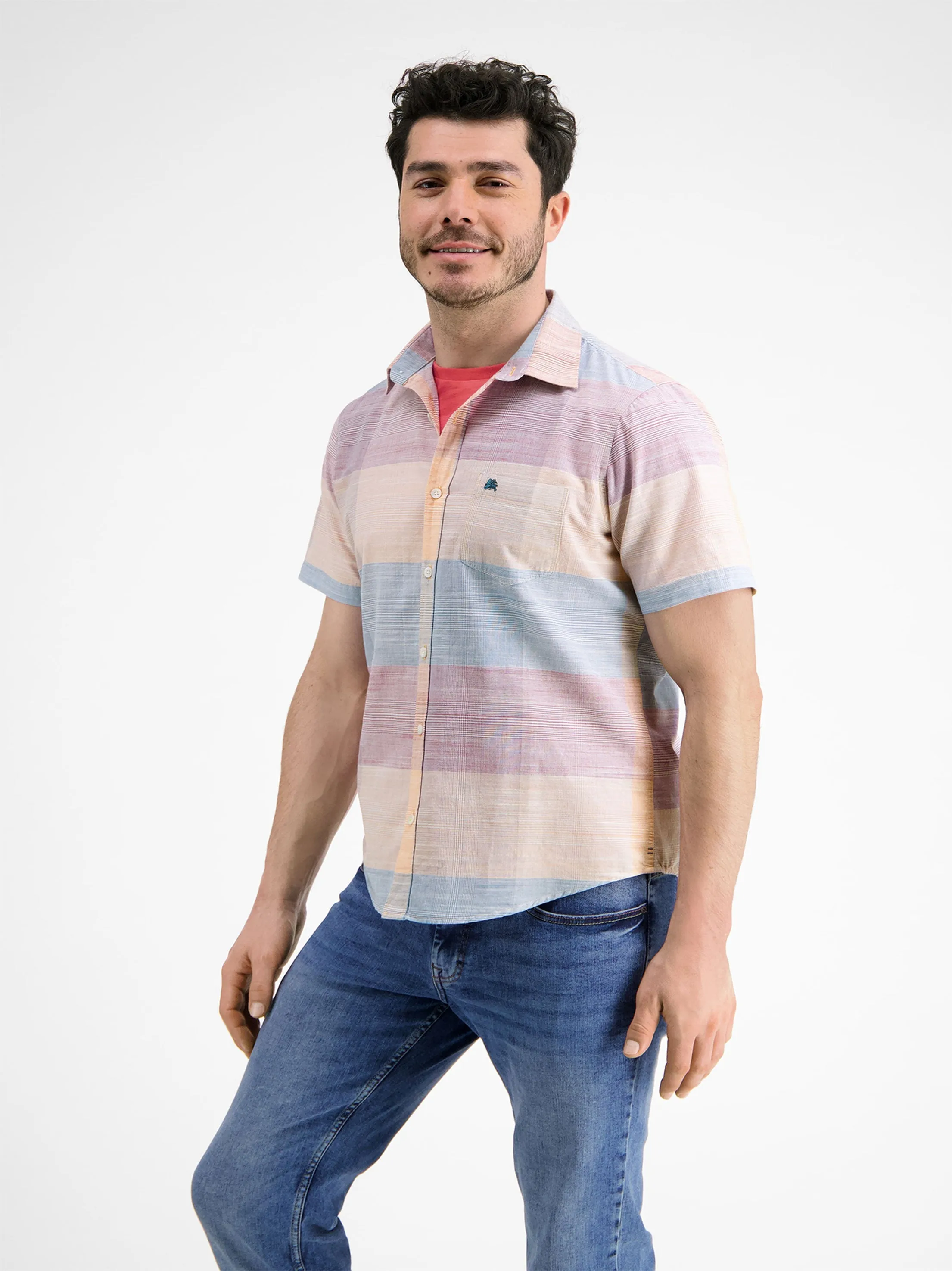 Men's Plaid Dress Shirt,Multi