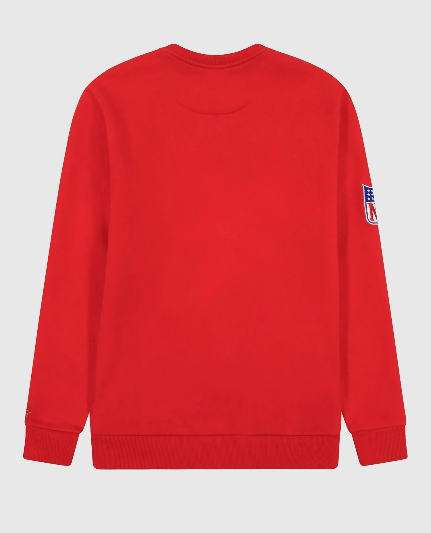 Men's San Francisco 49Ers Crew Neck Sweatshirt With Zip Pockets In Red