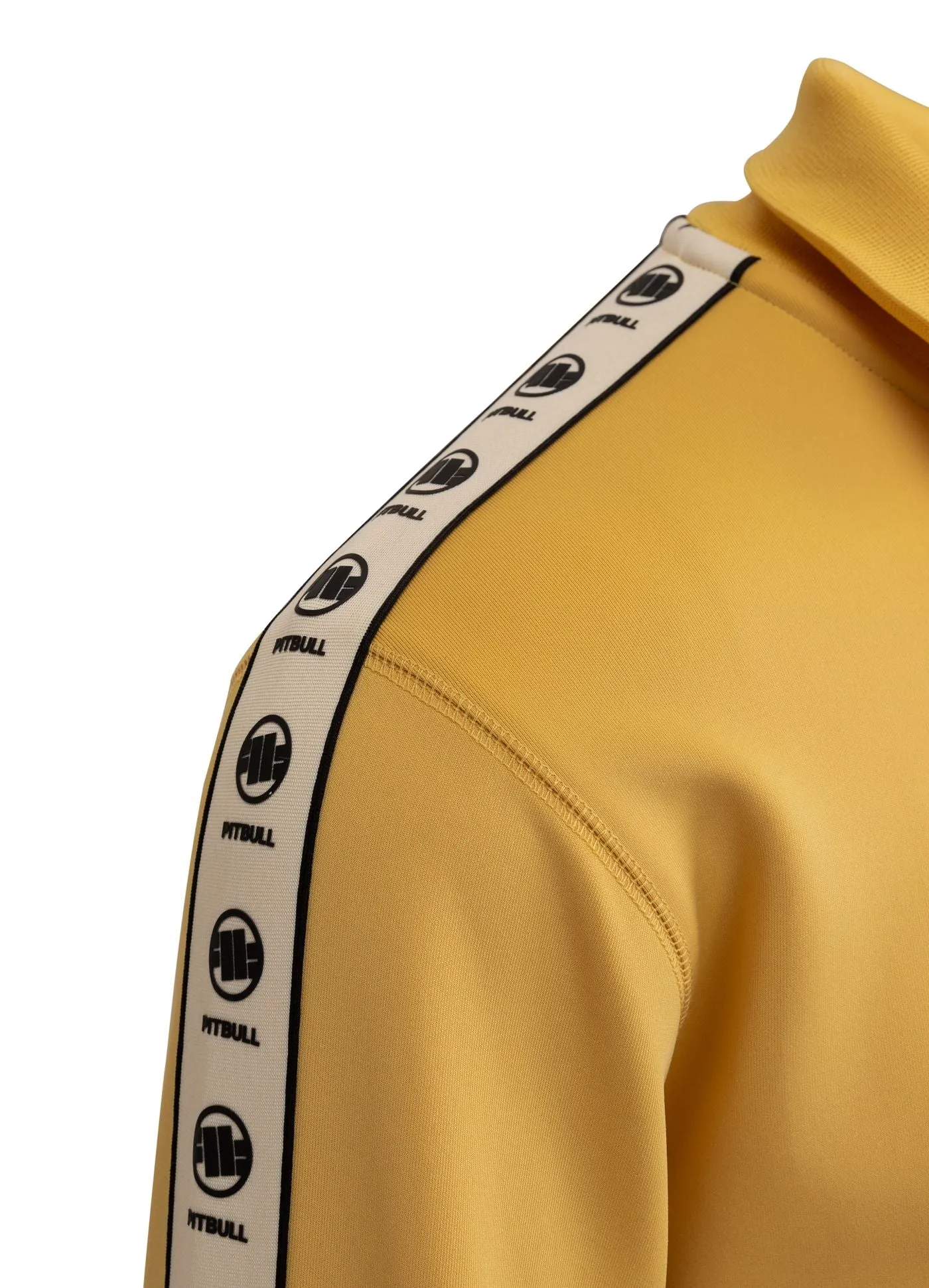 Men's Sweatjacket Oldschool POWERS - Pale Yellow