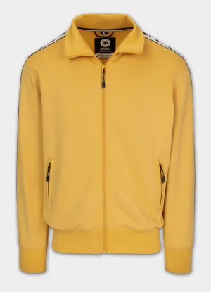 Men's Sweatjacket Oldschool POWERS - Pale Yellow