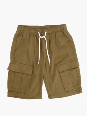 Men's Textured Cargo Short,Dark Olive