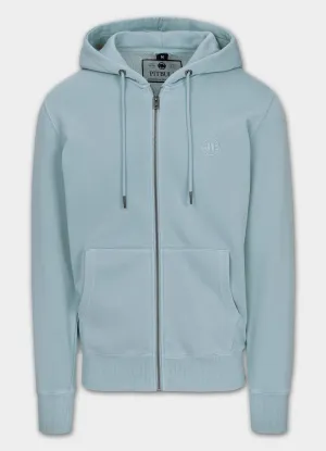 Men's Zip-up hoodie Washed Lancaster II - Washed blue