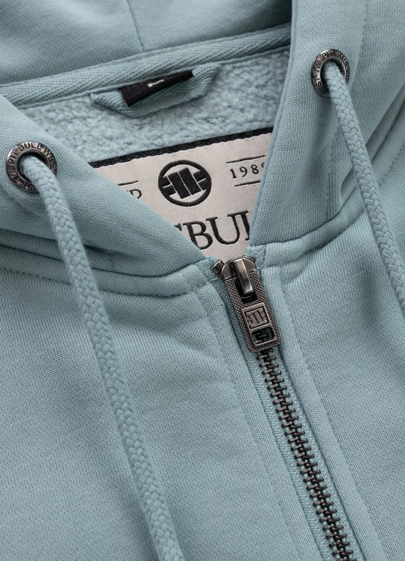 Men's Zip-up hoodie Washed Lancaster II - Washed blue