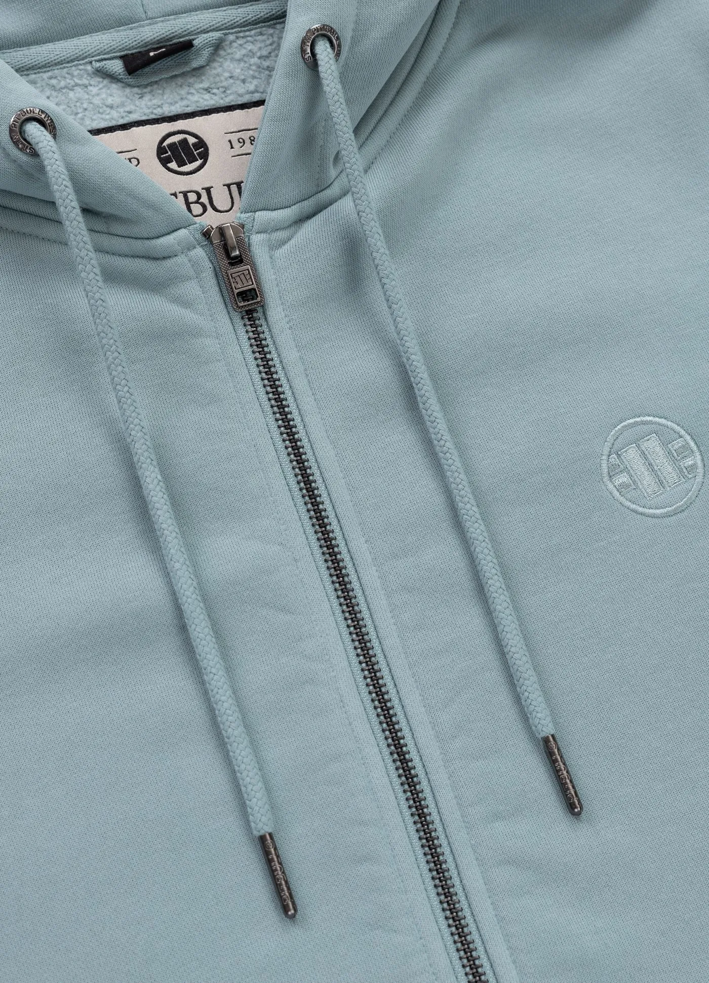 Men's Zip-up hoodie Washed Lancaster II - Washed blue